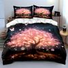 Dreamy Tree Decor Set Soft Comfortable Duvet Cover Bedding Set Included 1*Duvet Cover & 2*Pillowcases Gift