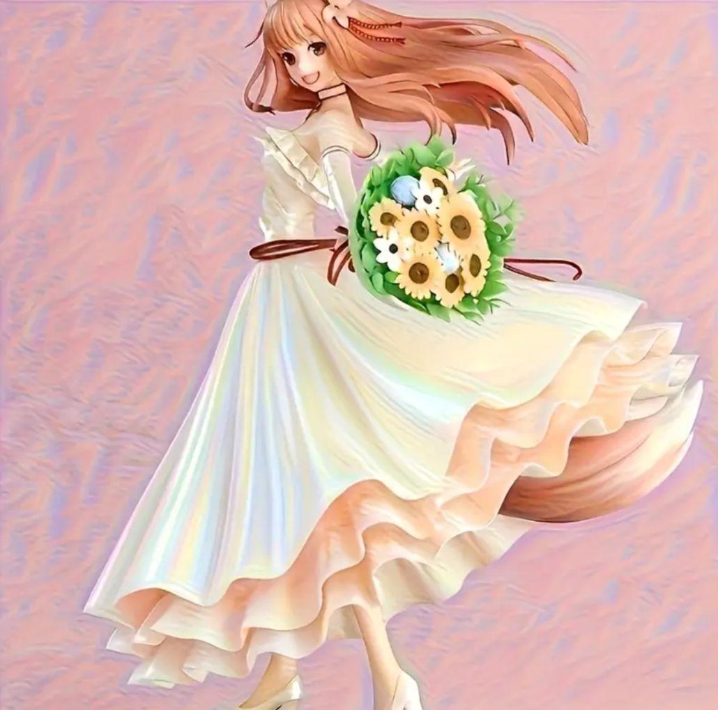 

[USED] Spice and Wolf Holo wedding Dress.ver figure