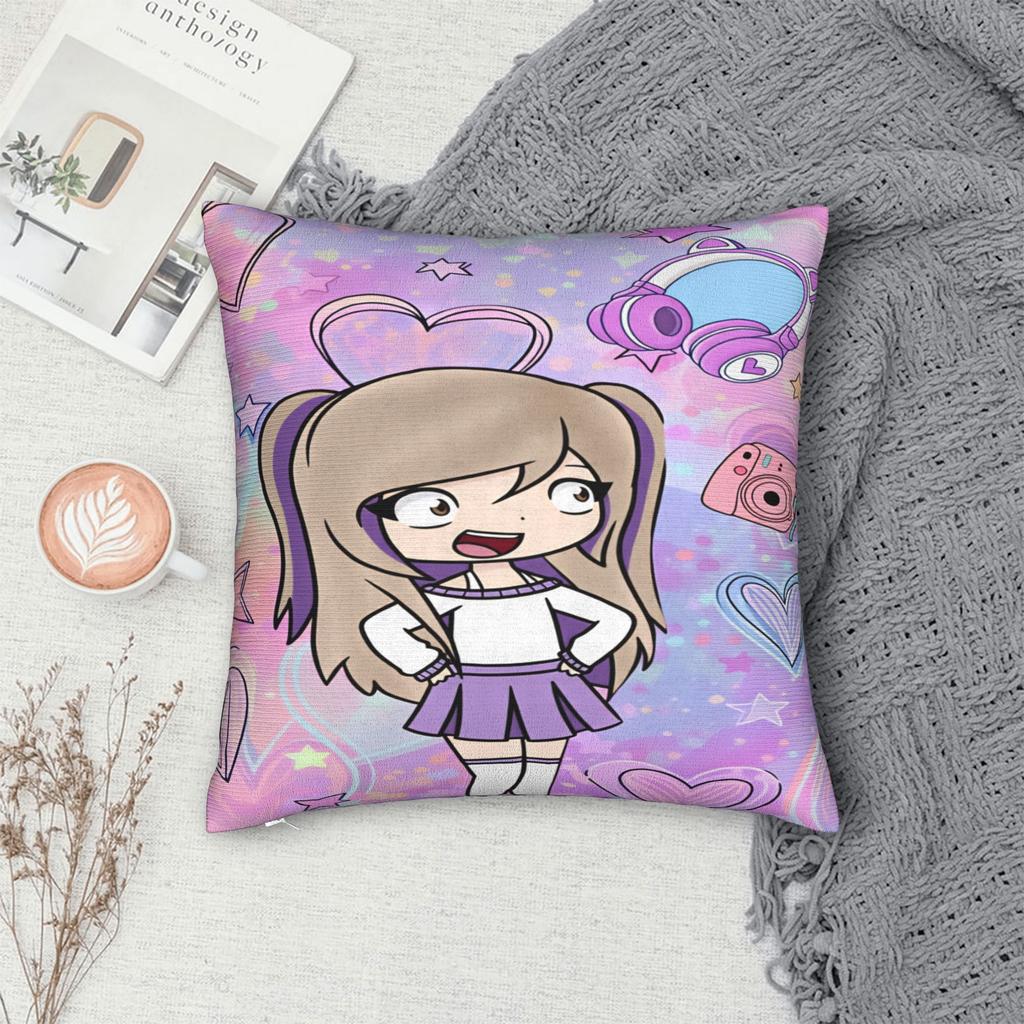 Lyna Vallejos Pillow Cover Kawaii Pillow Case For Sofa Couch Bed Living Room Comfy Pillowcases Gift