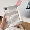 White and green bamboo forest is suitable for Y-fold apple ipad11 flat case air7/6 protective case pro anti-drop 5/4 with pen slot