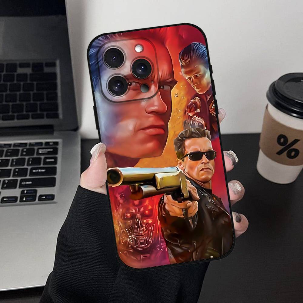 Arnold Schwarzenegger Terminator Phone Case For IPhone 17 16 15 14 13 12 11 PRO MAX PLUS Mini TPU Soft To Skin-friendly Case