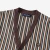 Fred Perry [Sharp] Alpaca Trim Fine Stripe Cardigan - Carrington Roadbrick Afpm2417602-U53