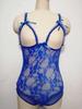 European & American Lace Open Crotch See-through Sexy Lingerie Bodysuit