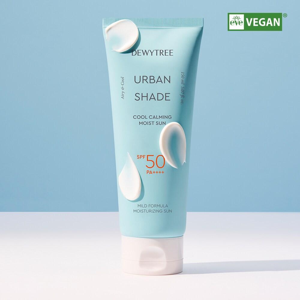 DEWYTREE Urban Shade Cool Calming Moisture Sun Cream SPF50+ PA++++ 150ml 1 unit UV protection
