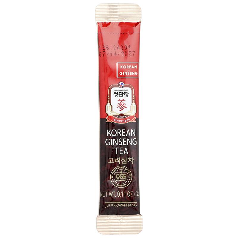 Korean Ginseng Tea, 25 Packets, 0.11 oz (3 g) Each