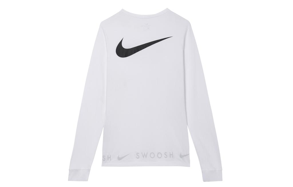 Nike T Shirts Men's White Crew Neck Moderate Straight Fit DA0336-100