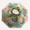 1pc Samurai Cat in Armor Pattern Umbrella, Fashionable, Personalized, High-Value Folding Umbrella, a Must-Have for Summer, 8-Rib Durable Iron Frame, T