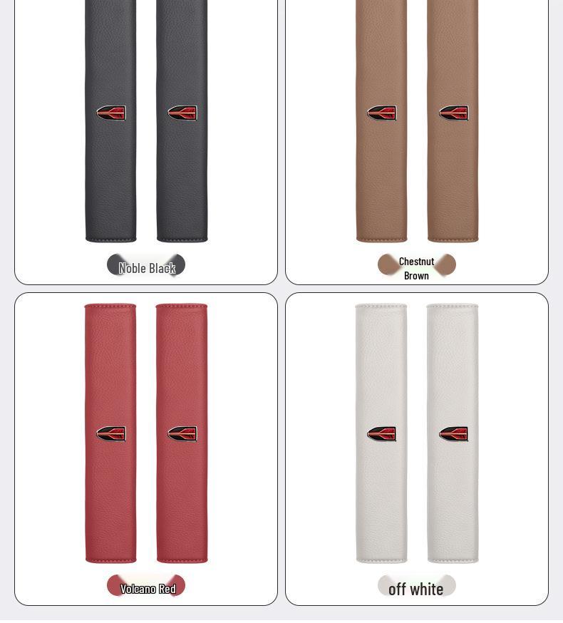 Hongqi Car Seat Belt Shoulder Pads: Anti-Choking and Anti-Wear Protection for H5, HS5, H6, HS7, H9, EQM5 Models