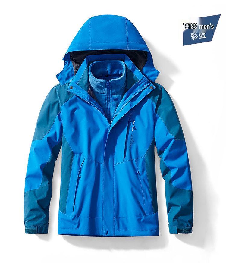 Women's 3-in-1 Waterproof, Breathable, Fleece-lined Mountaineering Suit for Autumn/Winter