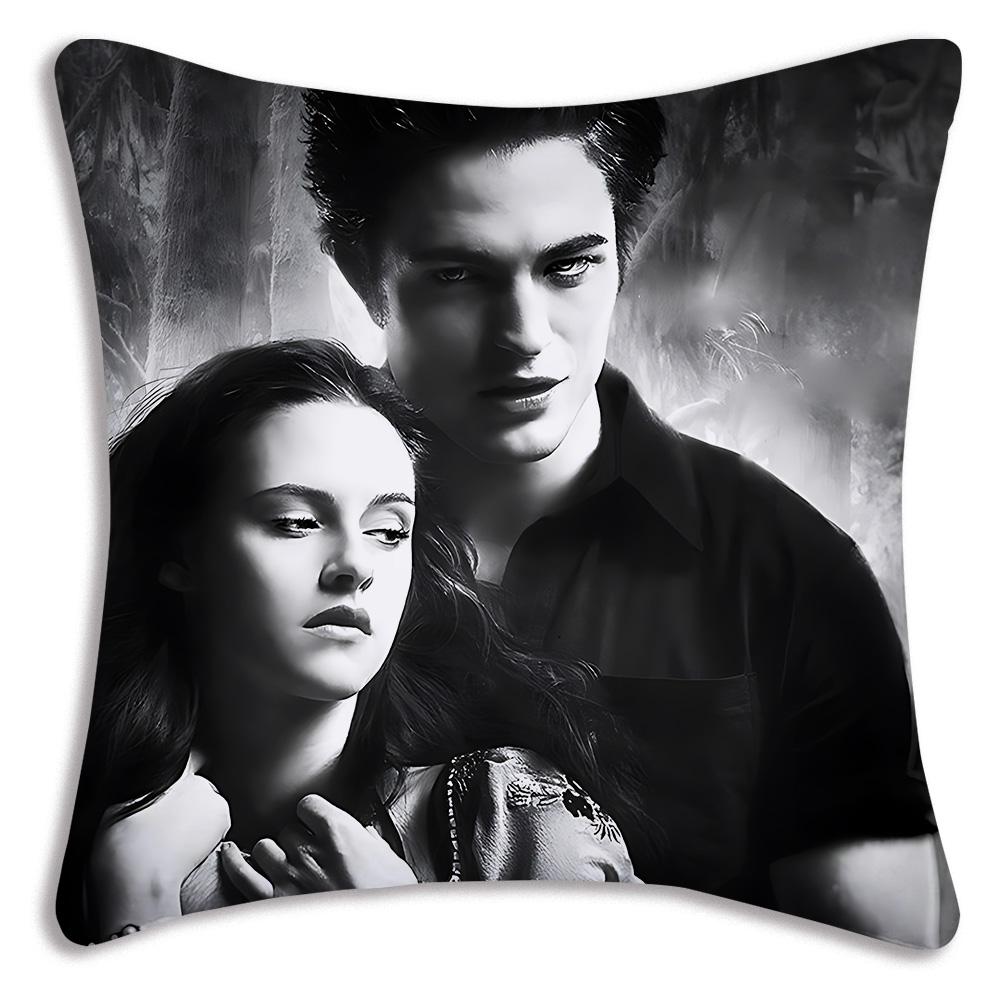 Classic Movie For Twilights Pillow Covers Cartoon Sofa Decorative Home Double-sided Printing Short Plush Cute Cushion Cover