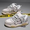 Sneakers Erkek Platform Koşu Spor Ayakkabıları Siyah Bağcıklı Erkek Vulkanize Ayakkabılar Kalın Tabanlı Sneakers Chaussure Homme