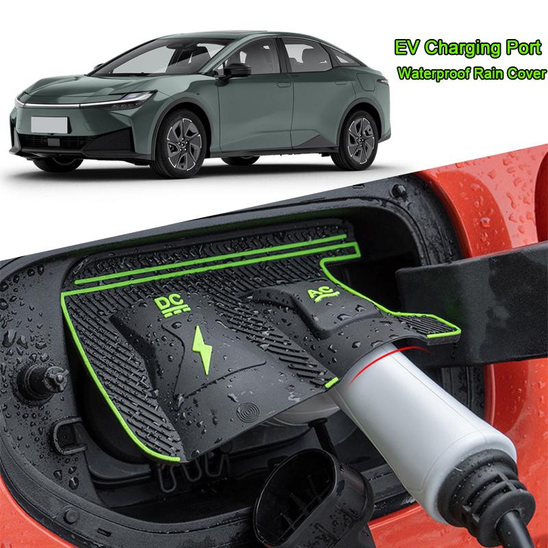 For Toyota BZ3 BZ5 BZ3X -Present New Energy Car Rain Shield Sticker EV Charging Port Waterproof Protector Cover Accessories