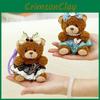 Teddy Cute Bear Doll Little Di Plush Toy  Keychain Backpack Pendant Gift Decoration