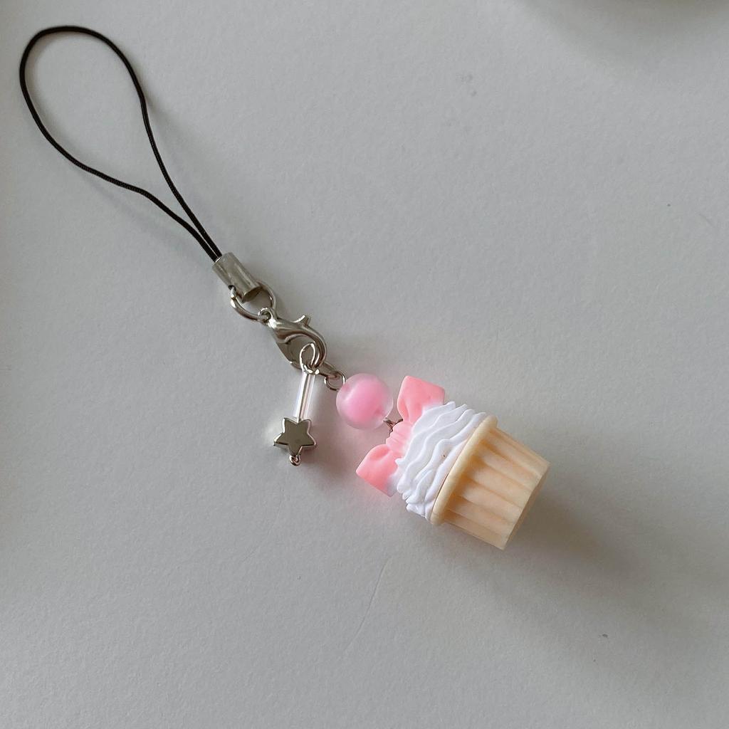 Sweet Cool Bowknot Phone Chain Lovely Rabbit Pendant Keychain Detachable Phone Lanyard Backpack Decoration Keyholder