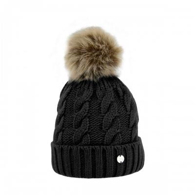 Hy Unisex Adult Melrose Cable Knit Bobble Beanie