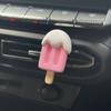 Original Copyright Air Vent Diffuser Stone Ice Cream Cool Cute Aromatherapy Decoration Car Accessory for Girls Perfume Essential Oil