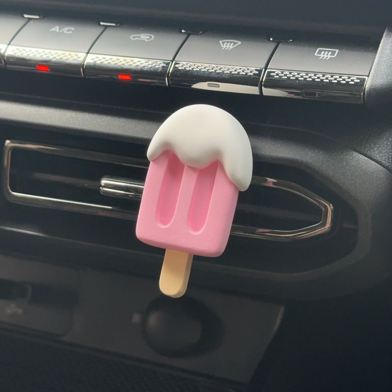 Original Copyright Air Vent Diffuser Stone Ice Cream Cool Cute Aromatherapy Decoration Car Accessory for Girls Perfume Essential Oil