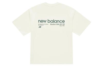 New Balance T Shirt Unisex Ivory AMT52300-AGA