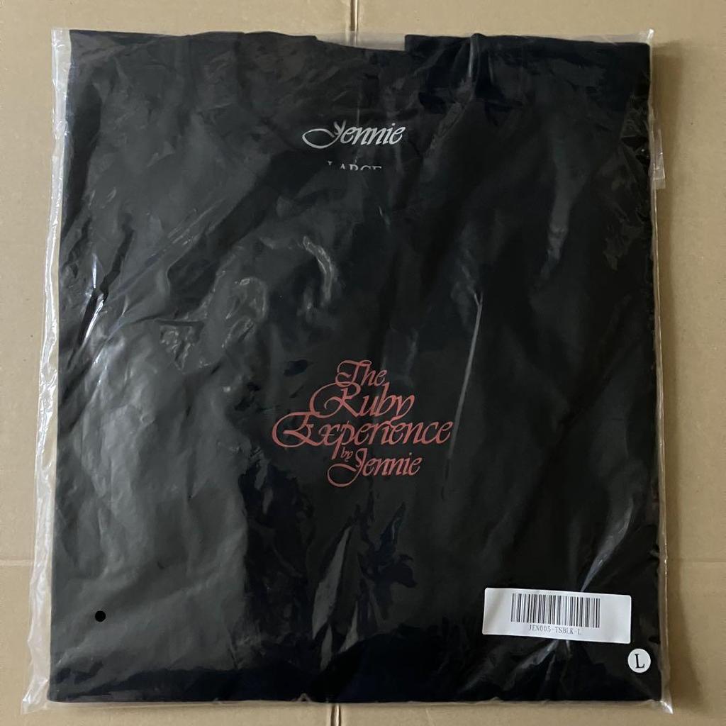 [USED] BLACKPINK Jennie Ruby Black T-shirt L