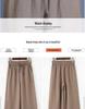 Ice Silk Cotton Linen High-Waist Wide-Leg Cropped Pants - Casual Loose Summer Style for Women