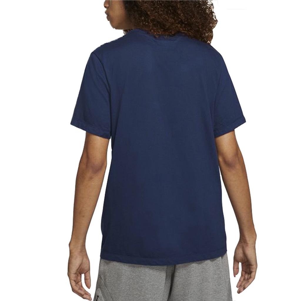 Jordan Camiseta Deportiva de Manga Corta con Cuello Redondo y Bordado del Logo Jumpman para Hombre Azul Marino DC7486-410