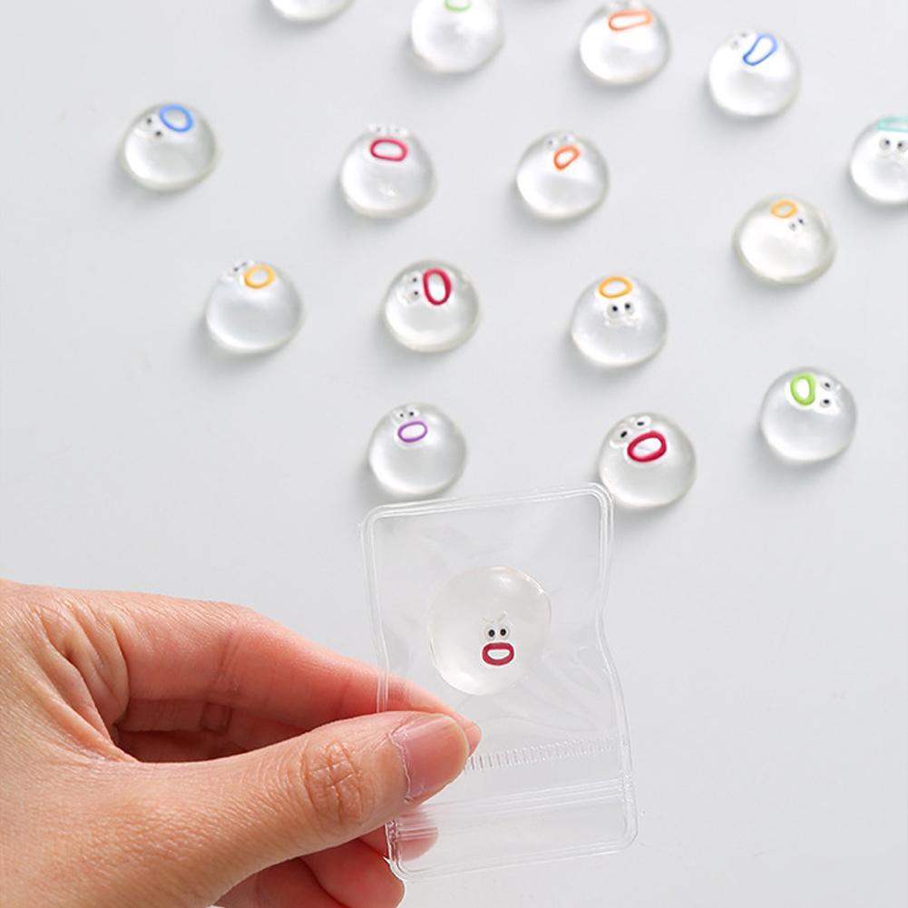 Mini Transparent Toy - Cute Cartoon Expression Fidget Toy Soft Cream Mud Texture With Slow Rebound Child Toy