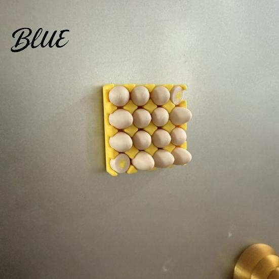Decorative Refrigerator Magnets 3D Fake Food Magnet Miniature Egg Tray Dumpling Non-fading Fridge