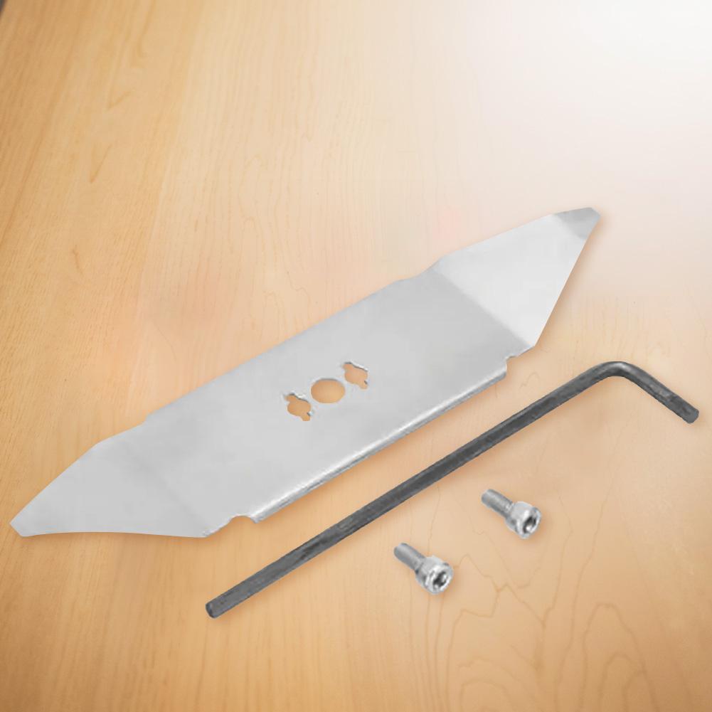 Stainless Steel Replacement Knife Blades with Hex Wrench Garden Lawn Mower Accessories for Robomow RX Professional