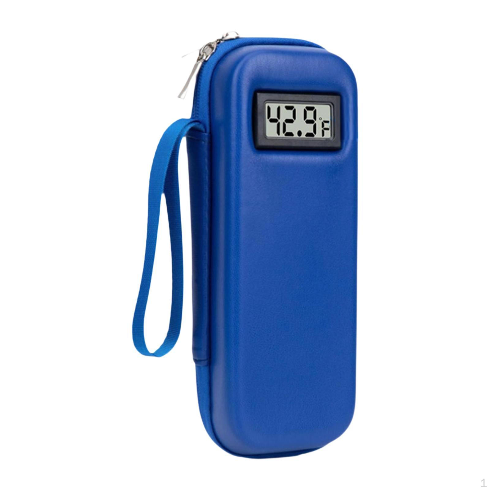 

Охладитель для инсулиновой ручки, дорожный чехол, сумка для диабетика для принадлежностей, для повседневной жизни синий