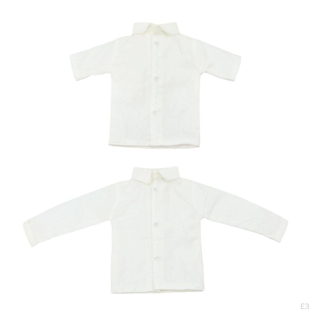 1/6 Shirt, Casual And Elegant Retro Style Clothing for 30cm Male Articulated Figure.