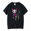Sugar Skull T Shirt Mexican Cat Day Of Dead Dia De Los Muertos Long or Short Sleeves Vintage Washed Soft Designer Clothes