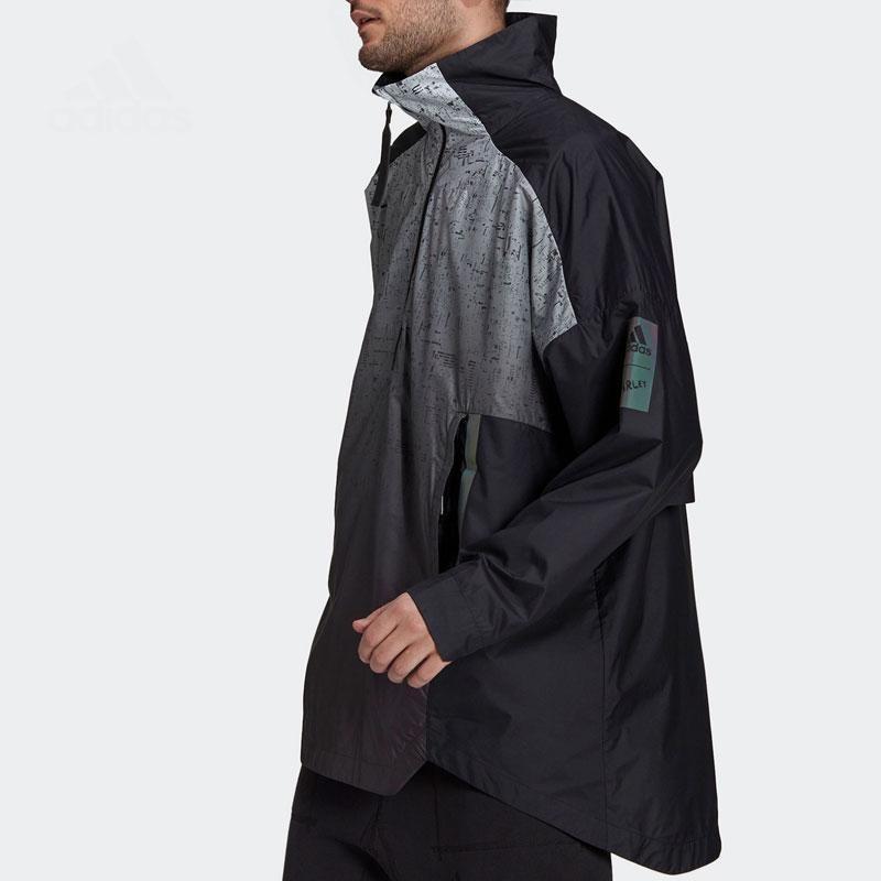 adidas Myshelter W.R. Giacca Casual a Collo Alto con Sfumatura Uomo Capispalla Nero GM4378