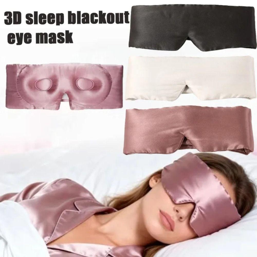 Breathable Mulberry Silk Sleep Mask Adjustable Light Blocking Mask New Sleeping Blindfold Sleeping