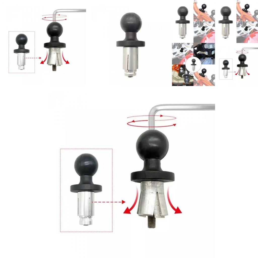 Uniwersalny Motocyklowy Stop Aluminium Pusta Głowica Kulowa Śruba Rozporowa Mocowanie Do Smartfonów Kamer Akcesoriów