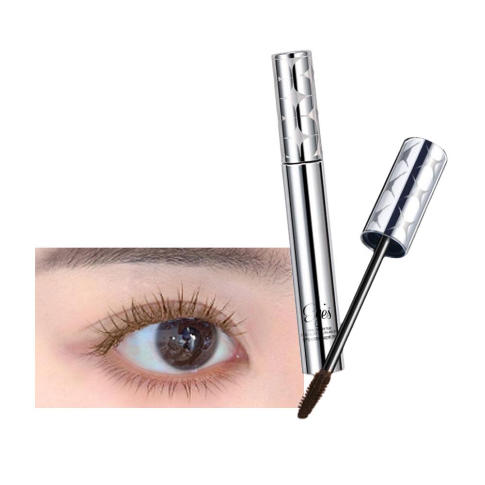 Waterproof Non-smudging Sweat-proof Long-lasting Curling Mascara And Volumising Lengthening X4J0