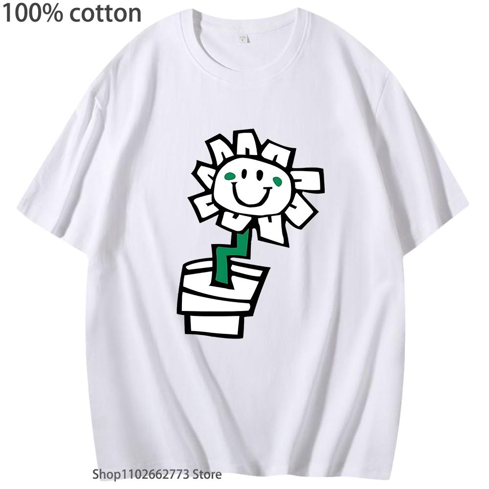 G-green Day Rock Tshirt Kerplunk Flower T-Shirts for Women/Men T Shirt Rock Tees 100%Cotton Summer Clothing Unisex Y2k