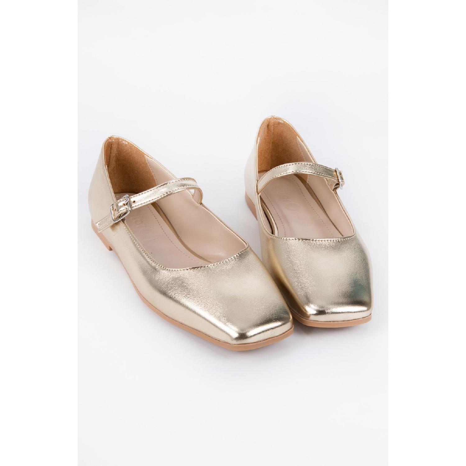 

Жіночі повсякденні балетки золотого кольору 36