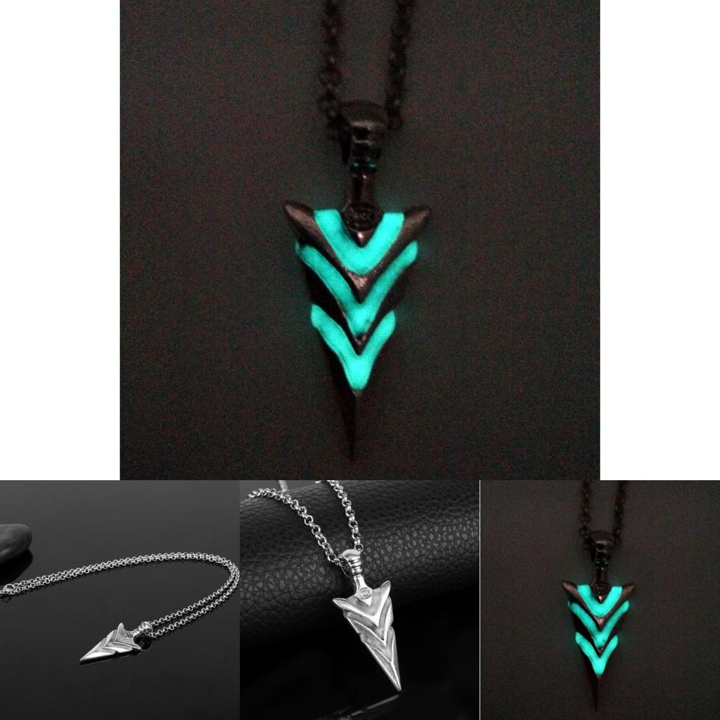 Arrow Luminous Necklace With Alloy Animal Pendant Necklace For Gift And Collectors