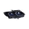 BMW 3 Series E92 E93 M3 RGB Headlight Assembly with Colorful Daytime Running Lights and Turn Signals (2005-2010).