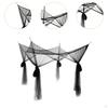4 Corner Post Bed Canopy Net Drape Tent Cozy Curtains Netting Hanging Valance