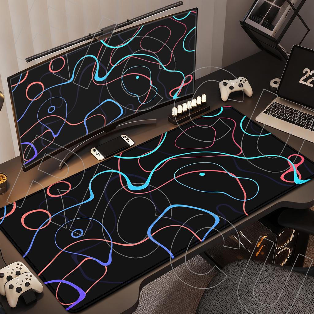 HD printing structure diagram topographic map line Mouse Pad XXL Keyboard Table Game Anti-slip Desk Mat Computer PC Accessories