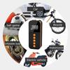 Car Air Compressor With Digital Pressure Gauge Flashlight And Cell Phone Charging Motorcycle Bicycle And Ball Inflator 3000mAh