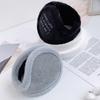 Winter Warm Printed Earmuffs Windproof Ear Covers for Men Women Thickened Plush Ear Protectors Outdoor Cycling Ear Muffs