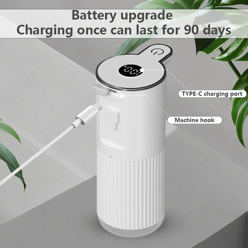 360ML Touchless Countertop Or  Wall-Mounted 6-Gears Adjustable Foam/Gels Infrared Induction Automatic Smart Sense Soap Dispenser