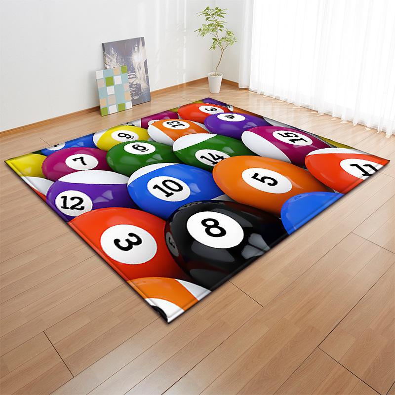 Home Decoration Living Room Carpet 3d Print Pattern Boy Bedroom Room Decoration Basketball Children 'S Room Game Kitchen Carpet