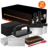 Grillreinigungskit Grillreinigungspads Hitzebeständiger Schrubber Ergonomisch Für Schaufel Kochutensilien Picknick Kochgeschirr Food Truck