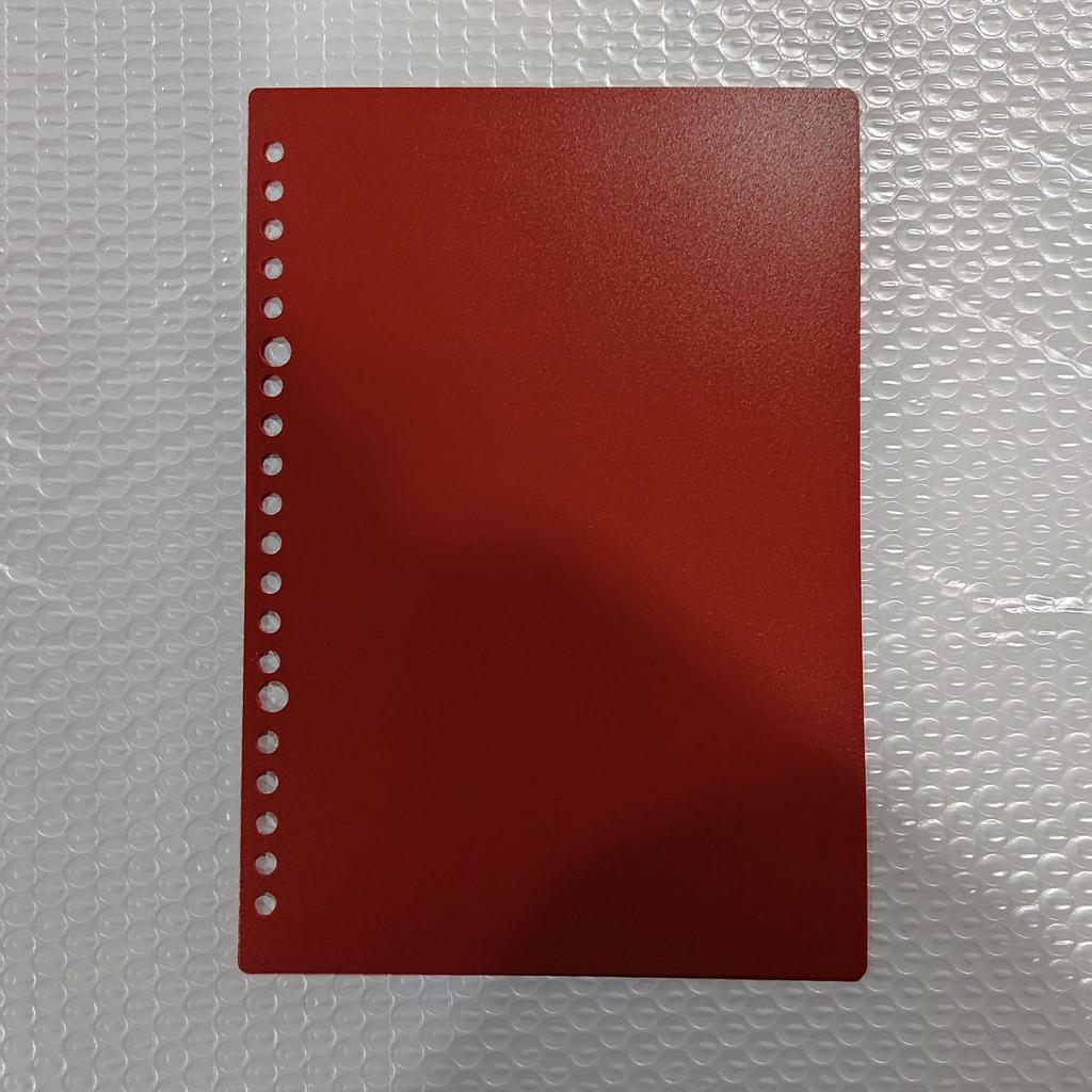 Colored Loose-Leaf Binding Sleeves - A4/B5/A5, 20/26/30 Holes, PP Material