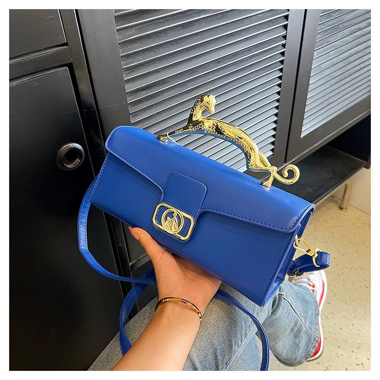 Všestranná špičková malá čtvercová taška pro nošení přes jedno rameno nebo crossbody