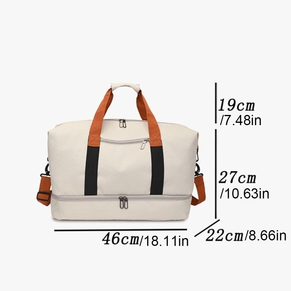 Waterproof Hand Luggage Handbag Multifunctional Pull-rod Boarding Bag Streetwear