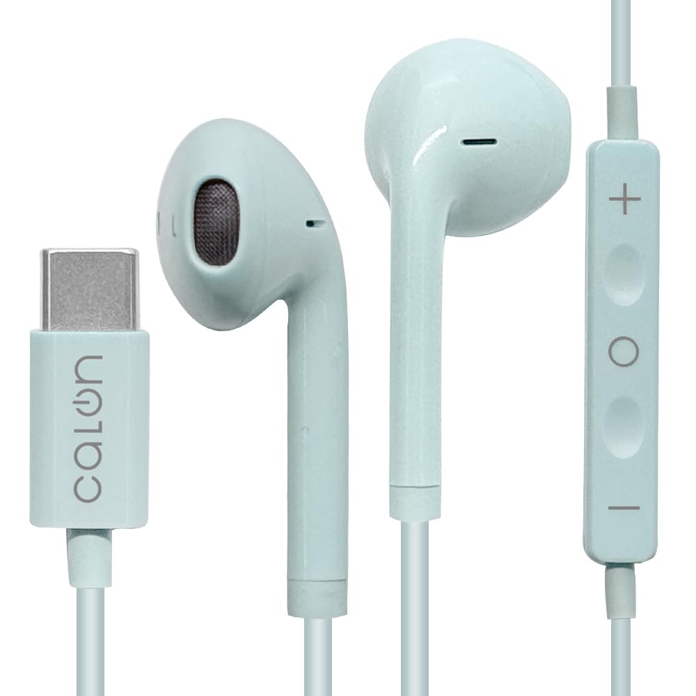 

Смартфон Rasta Banana iPhone16 Android Стереонаушники с микрофоном Проводные Calon Smoky Blue RESMSCD04SBL Type-C